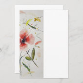 Invitacion boda flor 招待状 (正面/裏面)