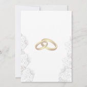 INVITACION BODA O MATRIMONIO 招待状 (裏面)