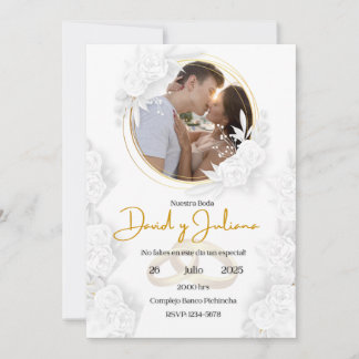 INVITACION BODA O MATRIMONIO 招待状