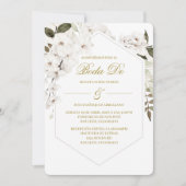 Invitación Boho blanco para boda  招待状 (正面)