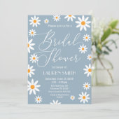 Invitación Boho Daisies Bridal Shower party 招待状 (スタンド正面)