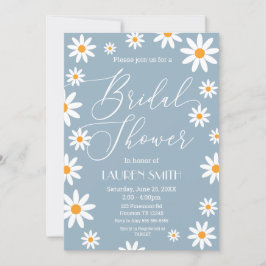 Invitación Boho Daisies Bridal Shower party 招待状