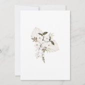 Invitación Boho Spanish Wedding Invitation 招待状 (裏面)