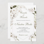 Invitación Boho Spanish Wedding Invitation 招待状 (正面/裏面)