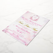 Invitacion Cherry Blossom 箔招待状 (回転した状態)