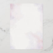 Invitacion Cherry Blossom 箔招待状 (裏面)