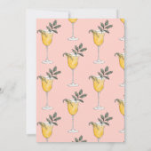 Invitación Corporativa Mimosas Navidad Rosada  招待状 (裏面)