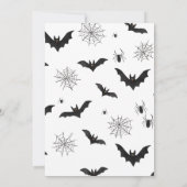 Invitación Cumpleaños Halloween Pastel Spooky 招待状 (裏面)