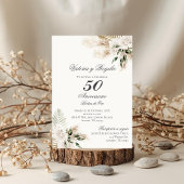 Invitación de 50 Aniversario de Bodas 招待状