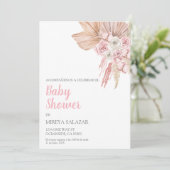 Invitacion de baby shower parninia tema boho 招待状 (スタンド正面)