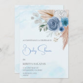 Invitacion de baby shower parninino – テマボホ 招待状 (正面/裏面)