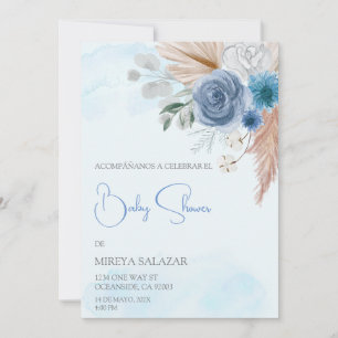 Invitacion de baby shower parninino – テマボホ 招待状