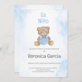 Invitacion de baby shower parnioni – テンマオシト 招待状 (正面/裏面)