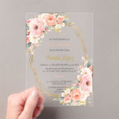 Invitacion de bautismo アクリル招待状 (インサイチュ (ポータブル))