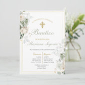 Invitación de bautismo sage en español 招待状 (スタンド正面)