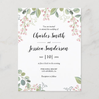 Invitación de Boda ポストカード