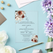 invitación de boda con terracota アクリル招待状 (インサイチュ (ウェディング))