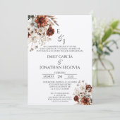 invitación de boda con terracota 招待状 (スタンド正面)