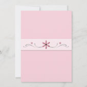 Invitación de Boda - Pink Flower 招待状 (裏面)