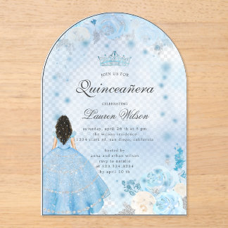 INVITACION DE BODA / QUINCEAÑOS ACRILICO OVALADO アクリル招待状
