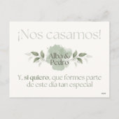 Invitación de Bodas シーズンポストカード (裏面)