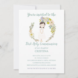 Invitación de Comunión CRISTINA 招待状