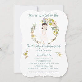 Invitación de Comunión CRISTINA 招待状