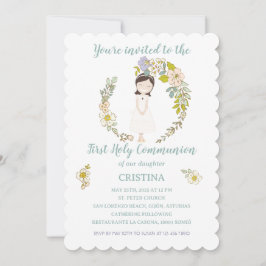 Invitación de Comunión CRISTINA 招待状