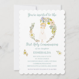Invitación de Comunión ESMERALDA 招待状