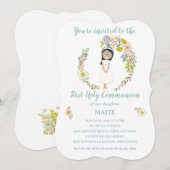 Invitación de Comunión MAITE 招待状 (正面/裏面)