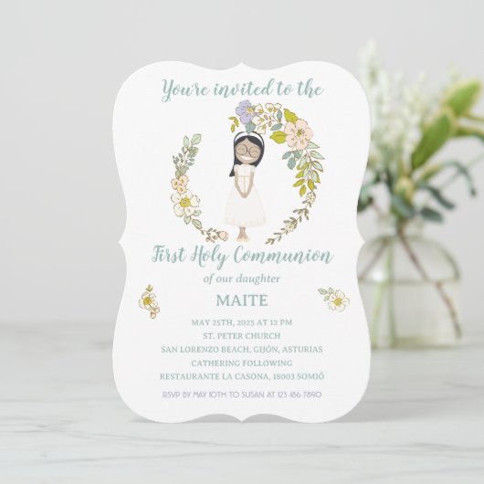 Invitación de Comunión MAITE 招待状 (スタンド正面)