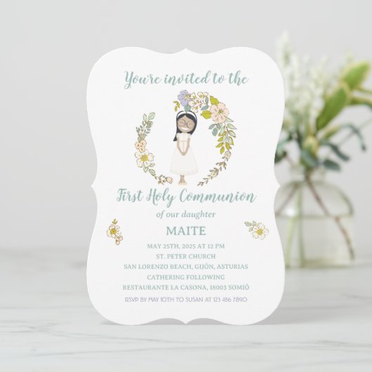 Invitación de Comunión MAITE 招待状 (スタンド正面)