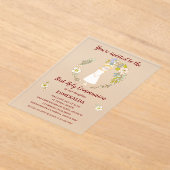 Invitación de Comunión sobre acrílico ESMERALDA アクリル招待状 (レイダウン)