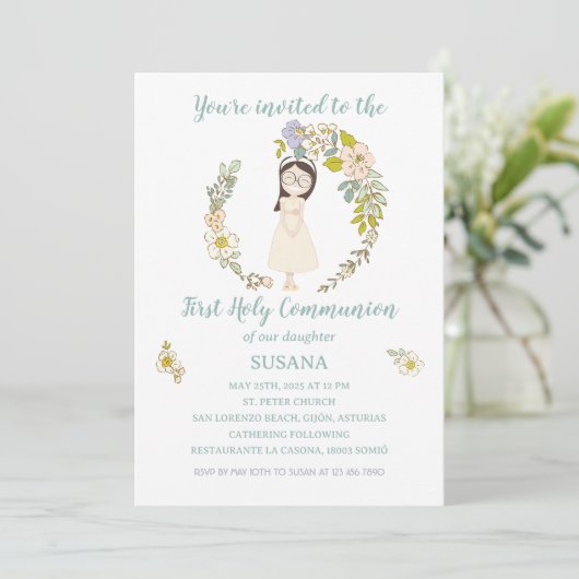 Invitación de Comunión SUSANA 招待状 (スタンド正面)