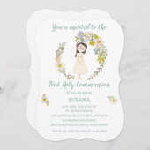 Invitación de Comunión SUSANA 招待状 (正面/裏面)