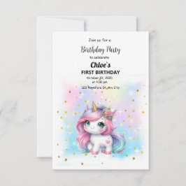 Invitación de Cumpleaños 招待状