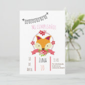 invitacion de cumpleaños 招待状 (スタンド正面)