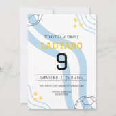 Invitación de cumpleaños Argentina 招待状 (正面)