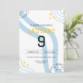 Invitación de cumpleaños Argentina 招待状 (スタンド正面)