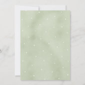 Invitación de cumpleaños de Wild One Woodland 招待状 (裏面)