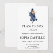 Invitación de graduation en español 招待状 (正面/裏面)