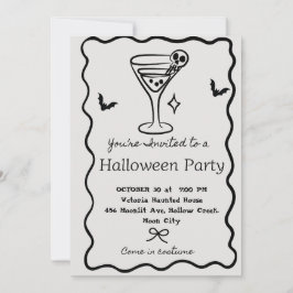 Invitación de Martini personalizada para fiesta de 招待状