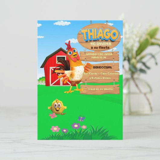 INVITACION DE NIÑO 招待状 (スタンド正面)