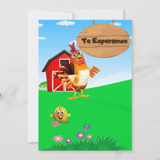 INVITACION DE NIÑO 招待状 (裏面)