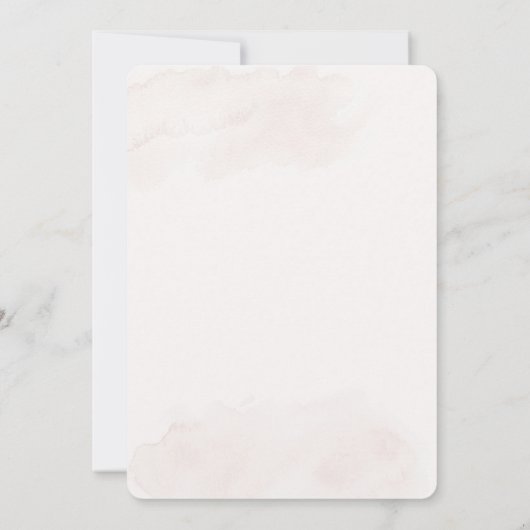 Invitación de quinceañera con vestido rojo 招待状 (裏面)