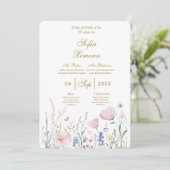 Invitación de quinceañera elegante  invitation 招待状 (スタンド正面)