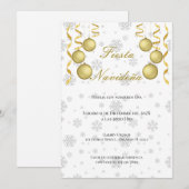 Invitación del partido navidades 招待状 (正面/裏面)