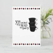 Invitación editable Wonderland 招待状 (スタンド正面)