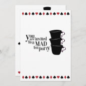 Invitación editable Wonderland 招待状 (正面/裏面)