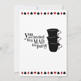 Invitación editable Wonderland 招待状